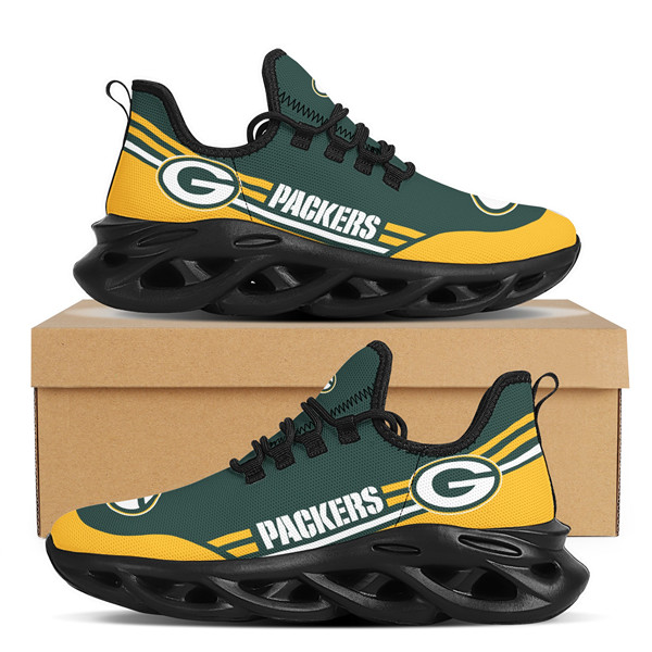 Women's Green Bay Packers Flex Control Sneakers 0012